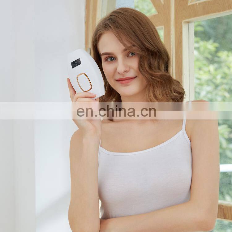 Factory stock mini home use beauty care machine portable IPL hair removal with LCD display