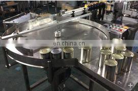 Automatic production line for sauce bottle filling capping and labeling machine