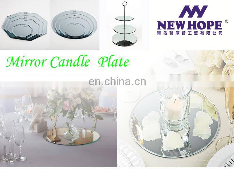 Frameless home decoration 1.5 flat mirror for party tables top