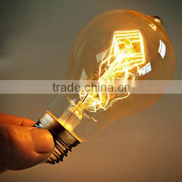 A19 Edison Exposition Quad Loop Carbon Filament Bulbs