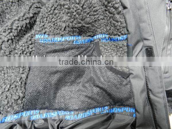 Garment factory supply polyester winter outdoor ski jacket