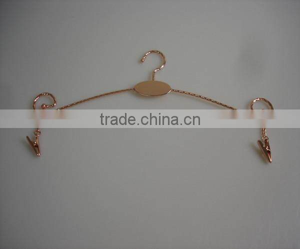 XQ51 new design metal bra hanger underwear hanger
