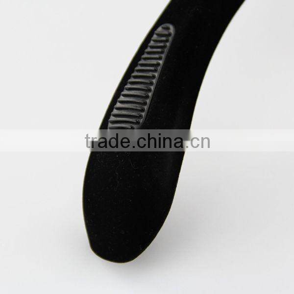 high end fashion velvet hanger with special shape for luxury clothes