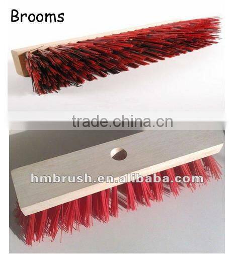 Wire Bristle Deck Brooms