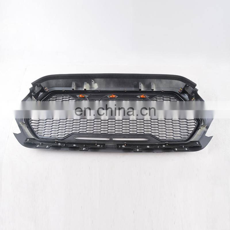 Car mesh grille for Tacoma 2016 2017 2018 grille with led light grey Front Bumper Grille for Tacoma