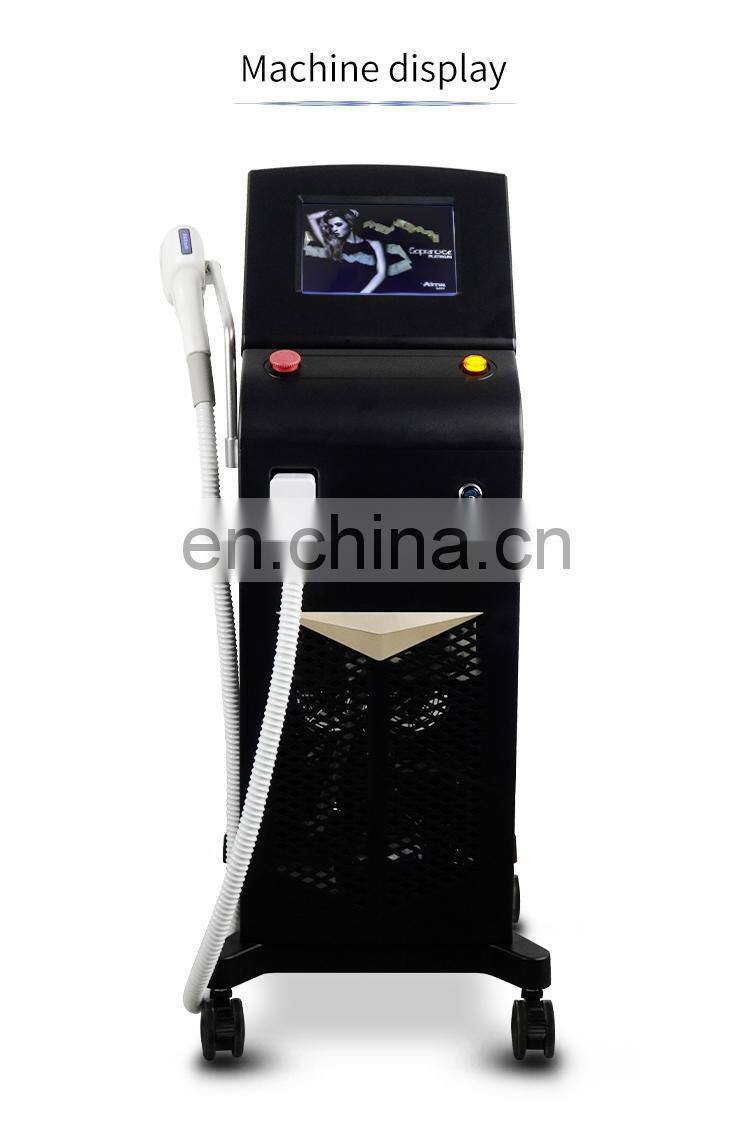 A-lma Laser So-prano Ice Titanium Diode Laser Hair Removal Machine Triple Wavelength 755 808 1064 Permanent Depilation Equipment