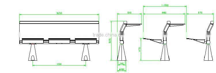 Spanish design luxury lecture hall desk and chair classroom furniture TC914-E