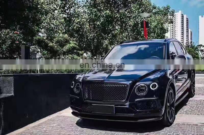 Runde Car Modification Limited Edition Body Kits For Bentley Bentayga W12 Carbon Fiber Front Rear Bumper Lip Side Skirt
