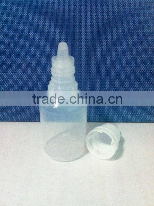 e liquid ecigarette safty and child resistance cap drop bottle 15ml PE/PET material