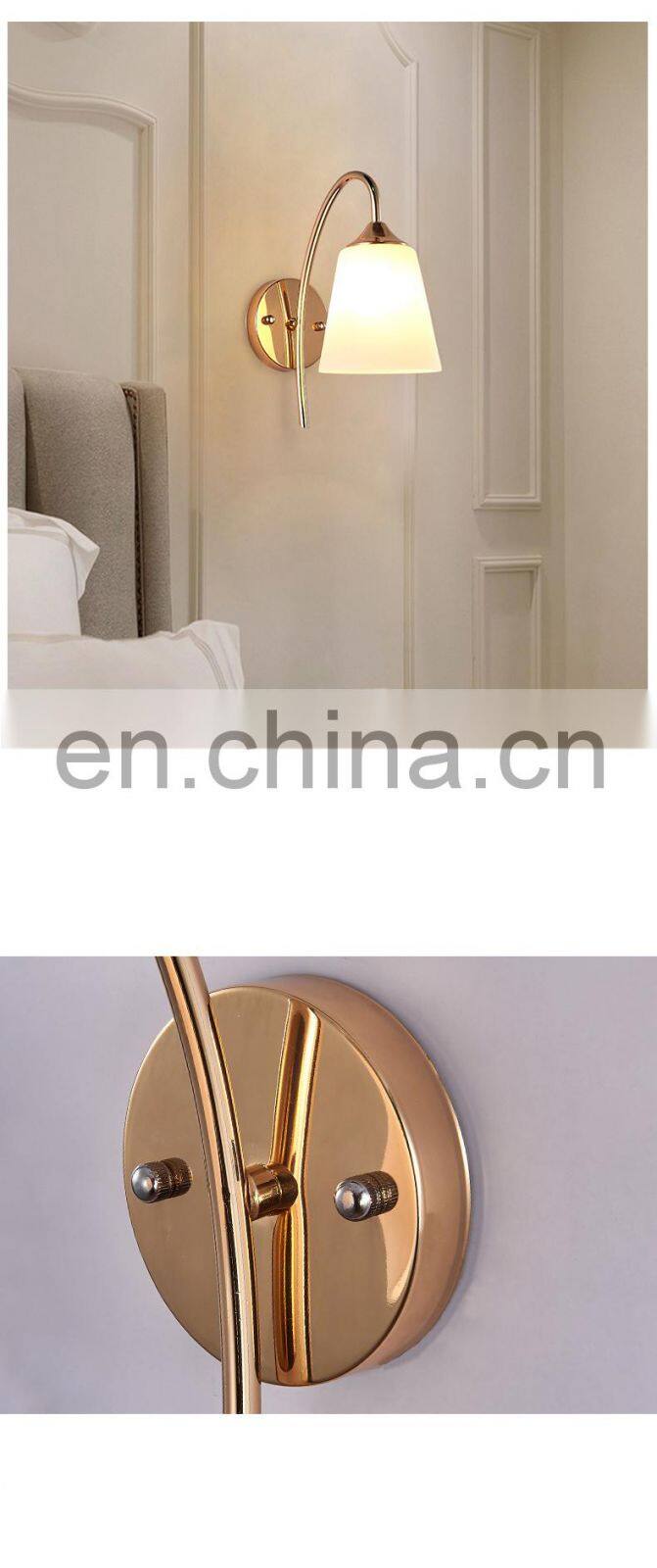 Modern minimalist creative fishing pole elbow wall lamp Metal American light luxury living room bedroom bedside wall lamps