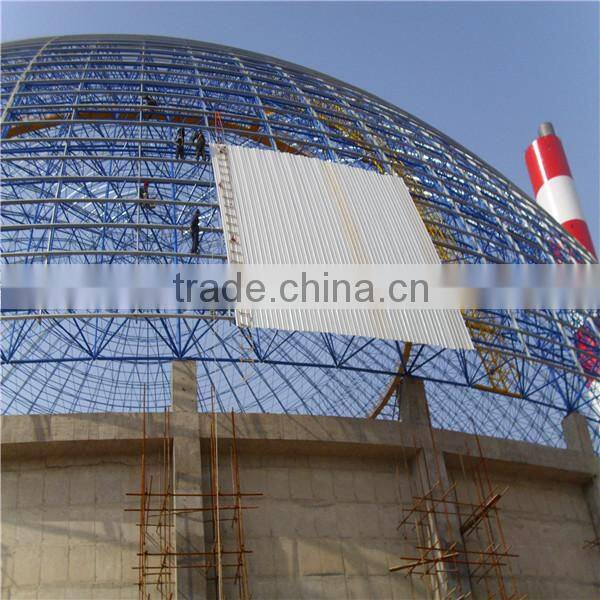 Prefabricated steel structure dome coal storage