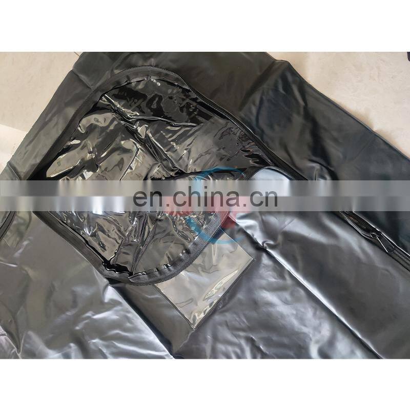 HC-J020 Hospital Prevent infection dead body bag / Economical OEM cadaver bag PVC/PEVA/PP with 6 braided handles