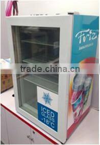 SD55 commercial desktop mini ice cream showcase freezer