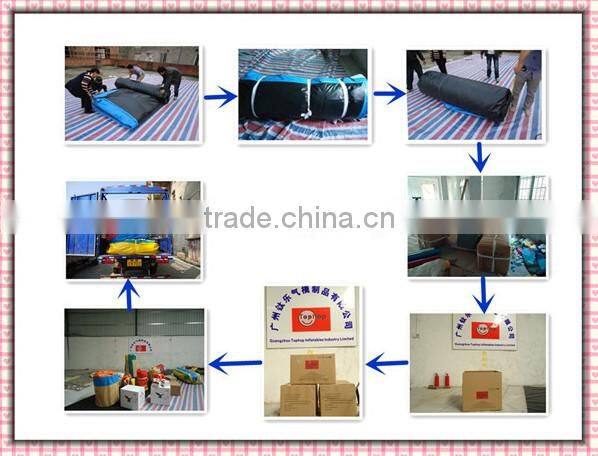 Amusement park colorful mobile games inflatable batting cage