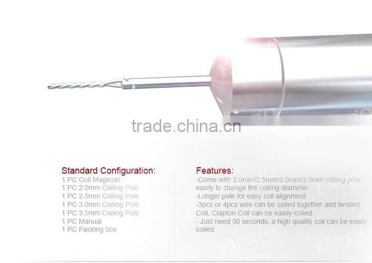 Elego Wholasale Newest Electrical Automatic Coil Jig Pilot Vape Coil Magician