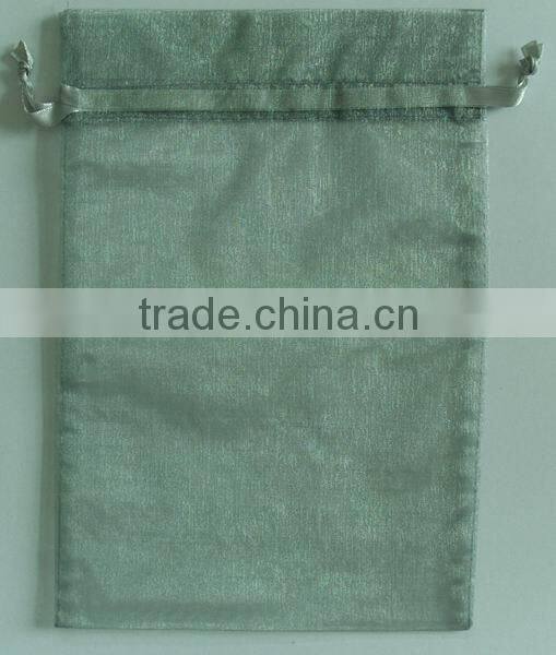 8*12cm gold organdy drawstring wedding/christmas/party gift bags china manufacturer for packing candy gift