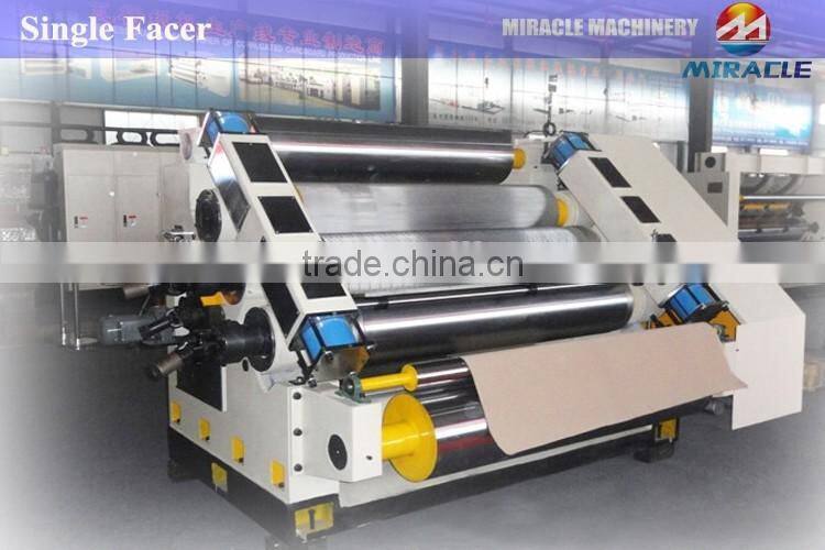 Top sale in 2016 corrugated paperboard with E flute handling machine price