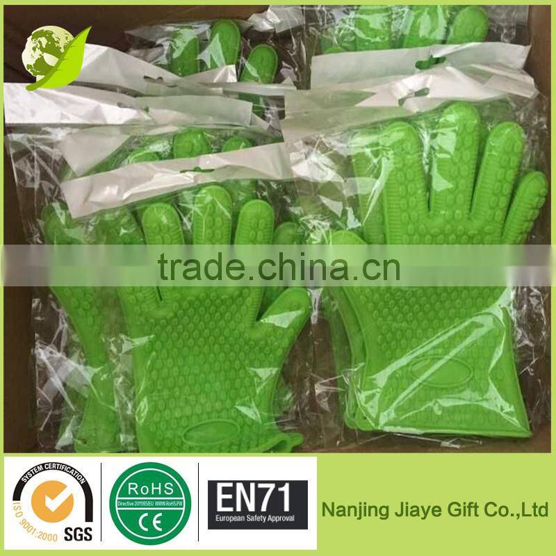 Silicone BBQ Kitchen Heat Resistant Gloves
