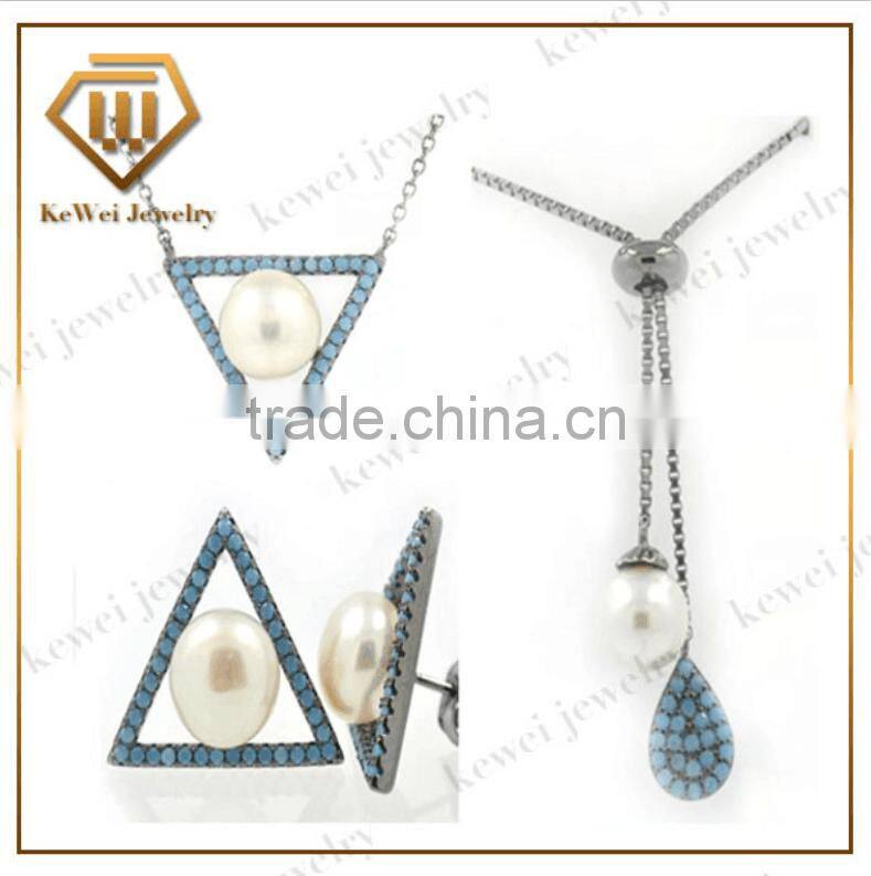 Fashion jewelry sample turquoise 925 silver rings