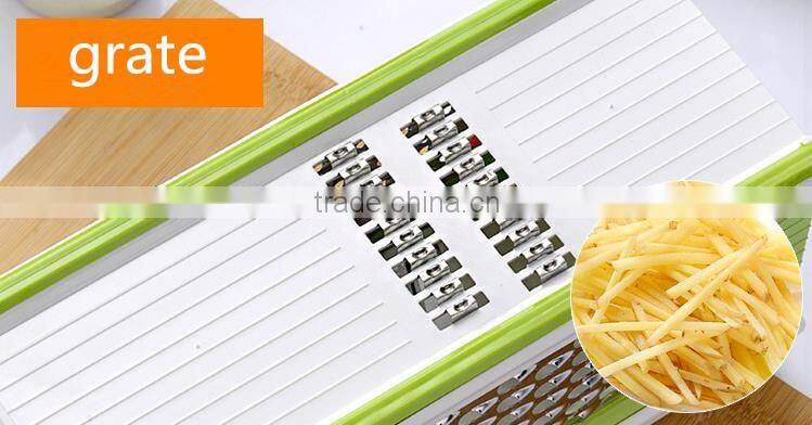 Muti function plastic vegetable slicer , vegetable chopper, grater