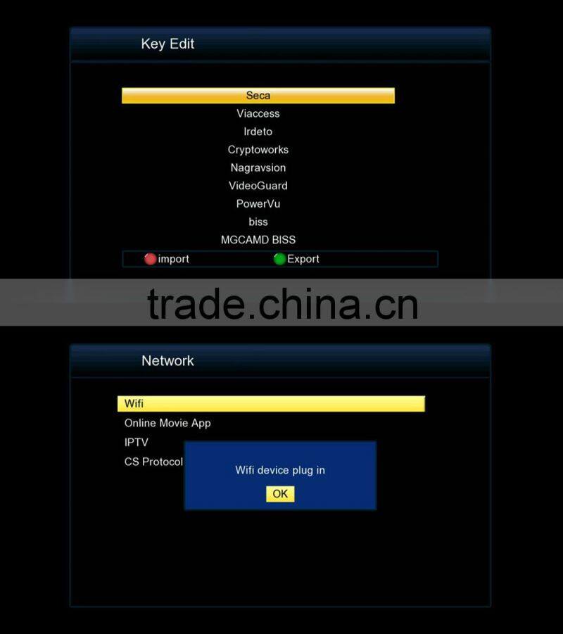 DVB-S2 Receiver FREESAT V7 MAX DVB S2 Support PowerVu,DRE, Biss key Cccam & Newcam