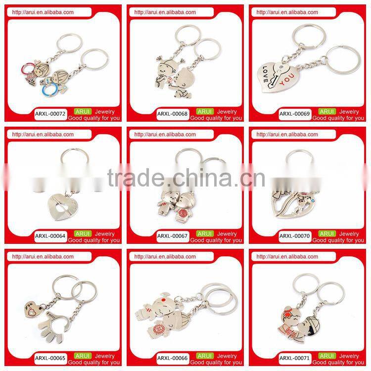 cute design couple boy girl keyrings key chains