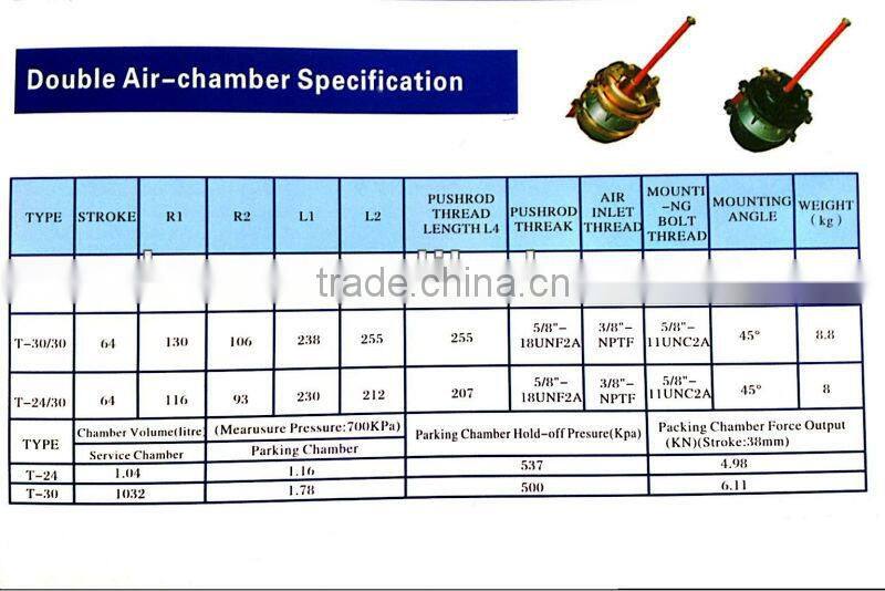 Spring trailer chamber brak T30T30