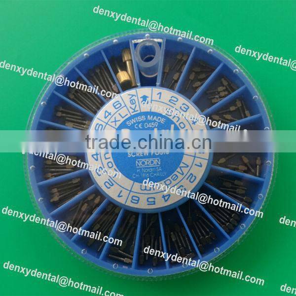 120pcs endo files dental stainless steel screw post