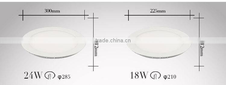 CE RoHS,Aluminum 12w Ultra-Thin LED Flush Mount Ceiling Panel Light