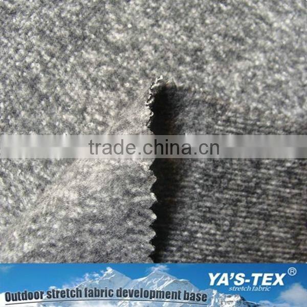 Microfiber Two Sides Brushed Bamboo Fiber Polyester Fleece Fabric
