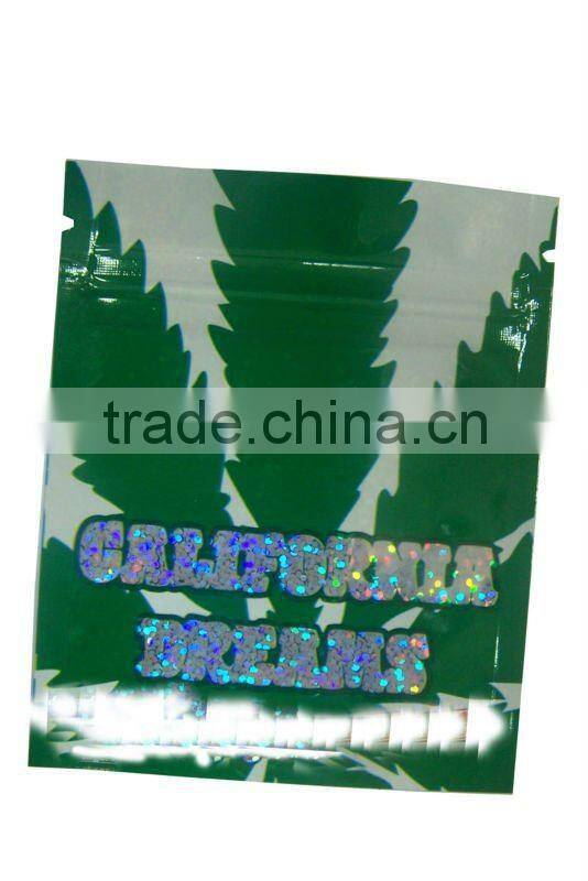 black herbal incense bag small zipper pouch diverse designs