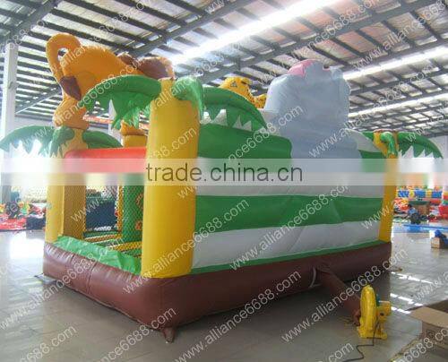 factory make bouncy castle Safari bounce 5x3m