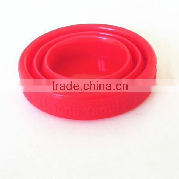new design folded silicone rubber drinking cup customized