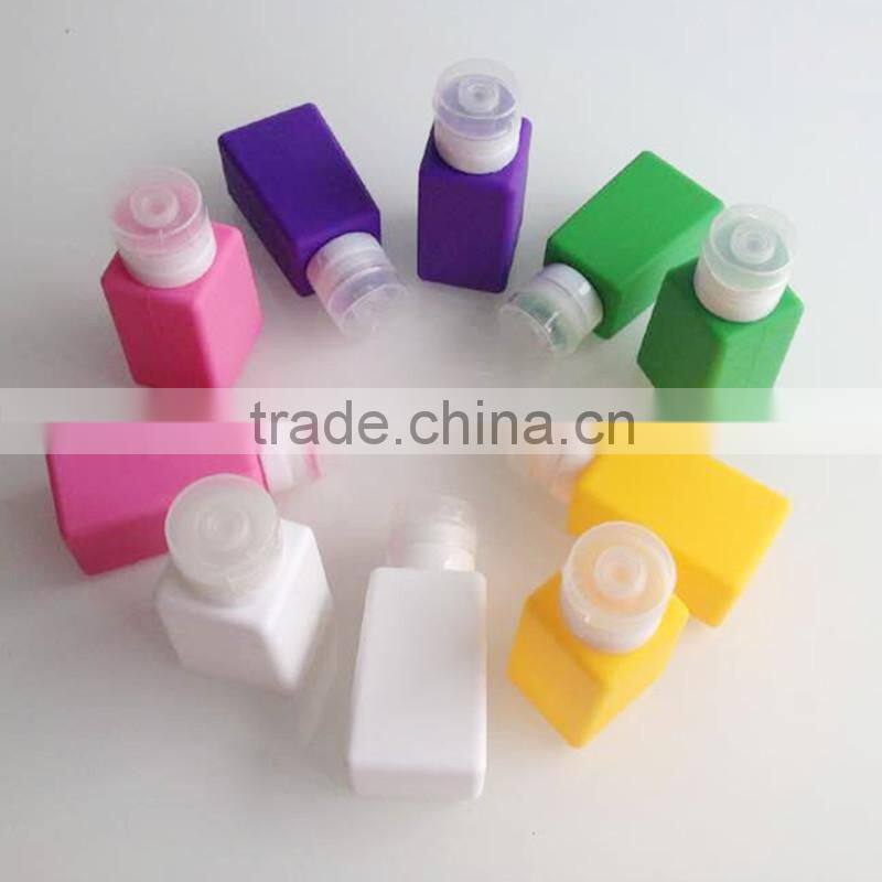 Leak-proof Hotel Shampoo Container Silicone Travel Tube Squeeze Bottle