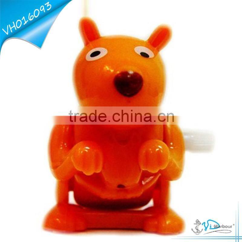 Wind Up Flip Over Plastic Monkey Toy