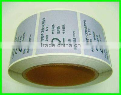 electrical appliance labels