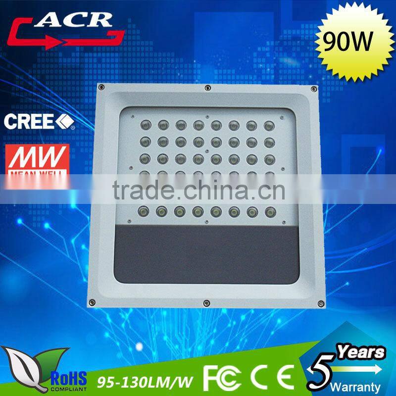 90w led gas station lighting,ld floodlight 3 years warranty with Ce,Rohs Certificate