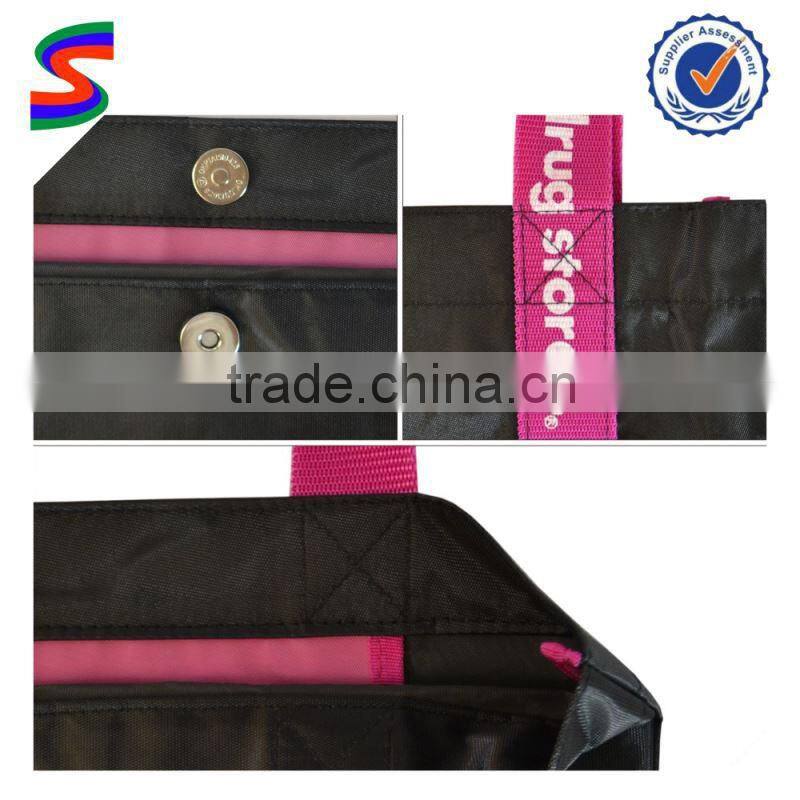 Nylon Mesh Drawstring Bags School Bag Polyester Fabric