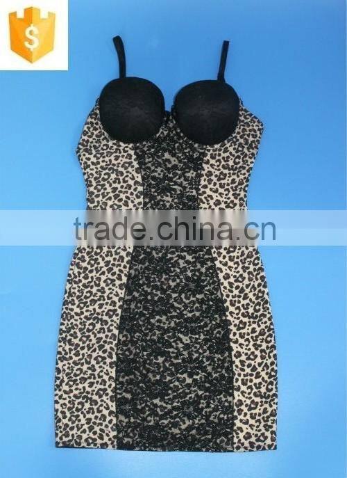 Women hot sell Shapewear, Fashion Leopard pattern lace corset