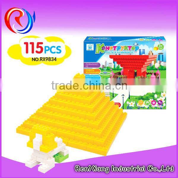 Plastic children diy building blocks toys