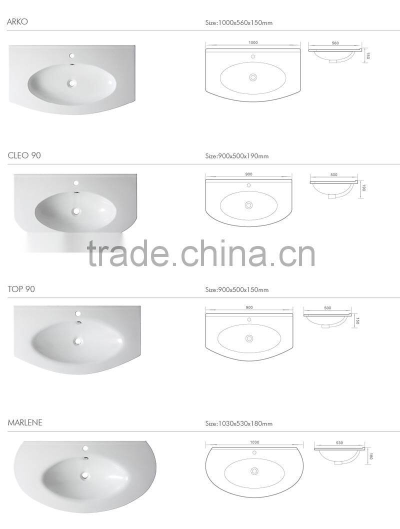 High quality ceramic kitchen sink/bathroom ceramic sink/oval sink