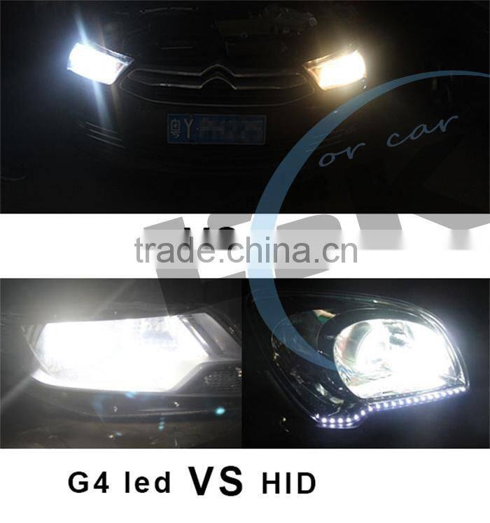 powerful waterproof build in fan with excellent heat dissipation led car light bulbs h8 led headlight for vehicles