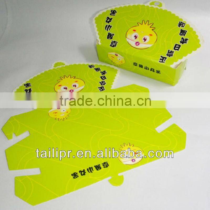 Disposable fast food serving trays with lid