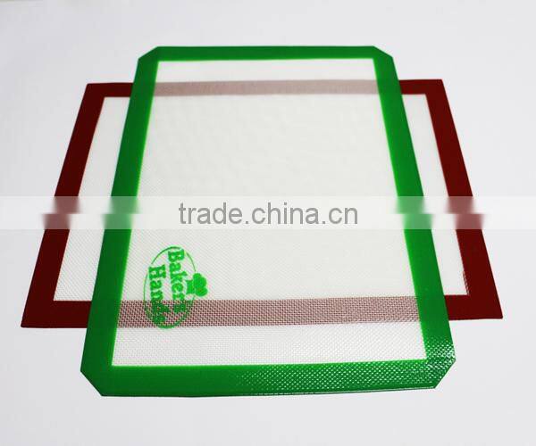 Non slip silicone baking mat set microwave rubber silicone bakeware set pastry cooking non-stick silicone baking mat 40x60cm