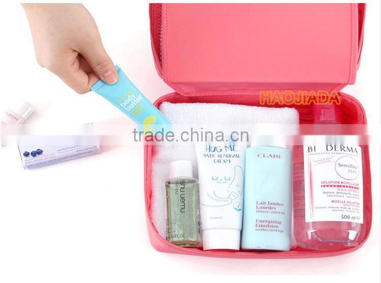 Waterproof travel wash use small cosmetic pouch