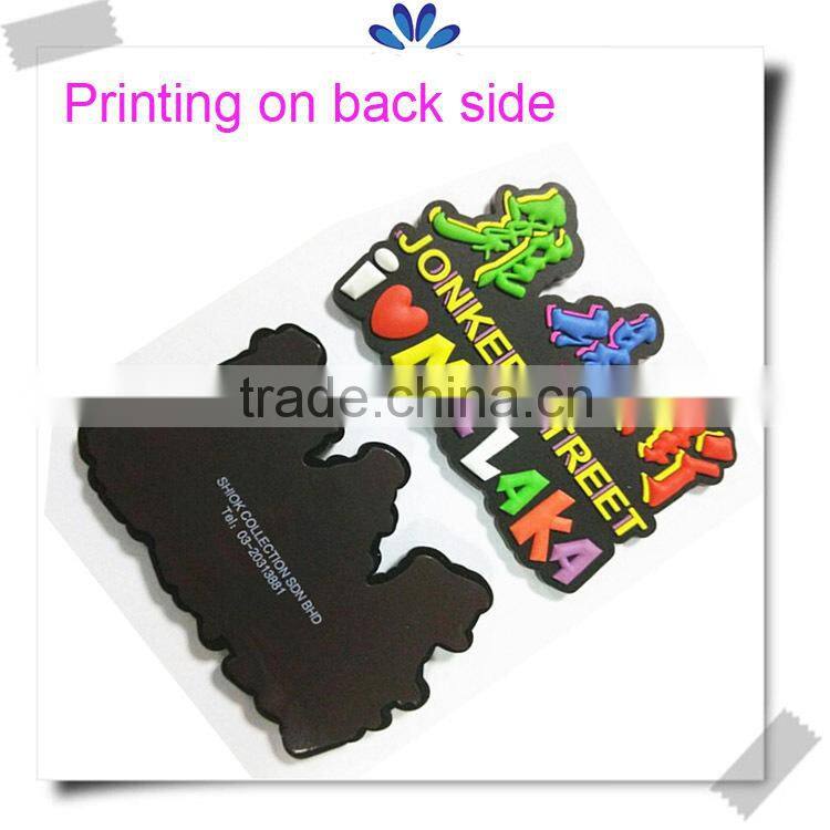 Promotion custom 4 color process printed round fridge magnet