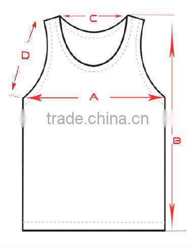 High quality sublimation sport mens singlet vests product