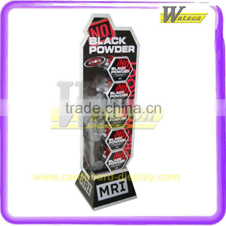 LED lamp retail paper display standee