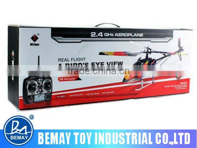 Wl Toy 2.4g 4ch V911 3d Outdoor Rc Mini Flybarless Helicopter Heli RTF with Gyro LCD by WLtoys(227163)