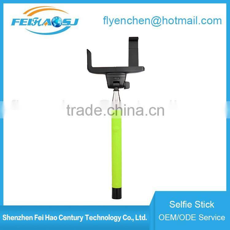 2016 whole selfie stick wireless selfie stick selfie stick with bluetooth shutter button